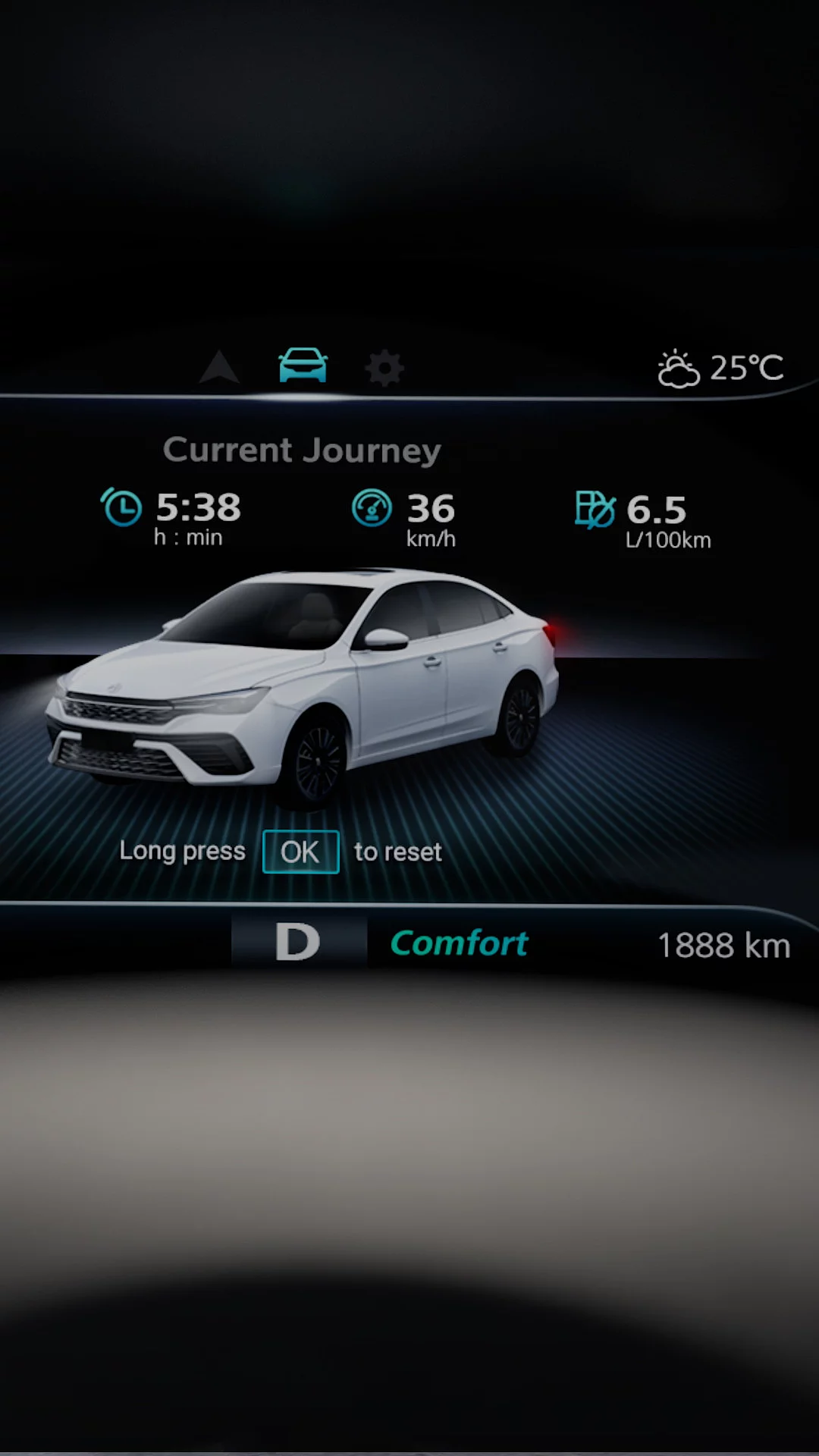 CONSUMPTION 6.4 L/100 km