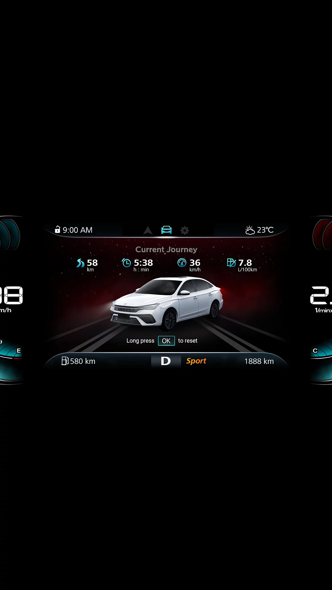 INSTRUMENT CLUSTER 12.3-inch
