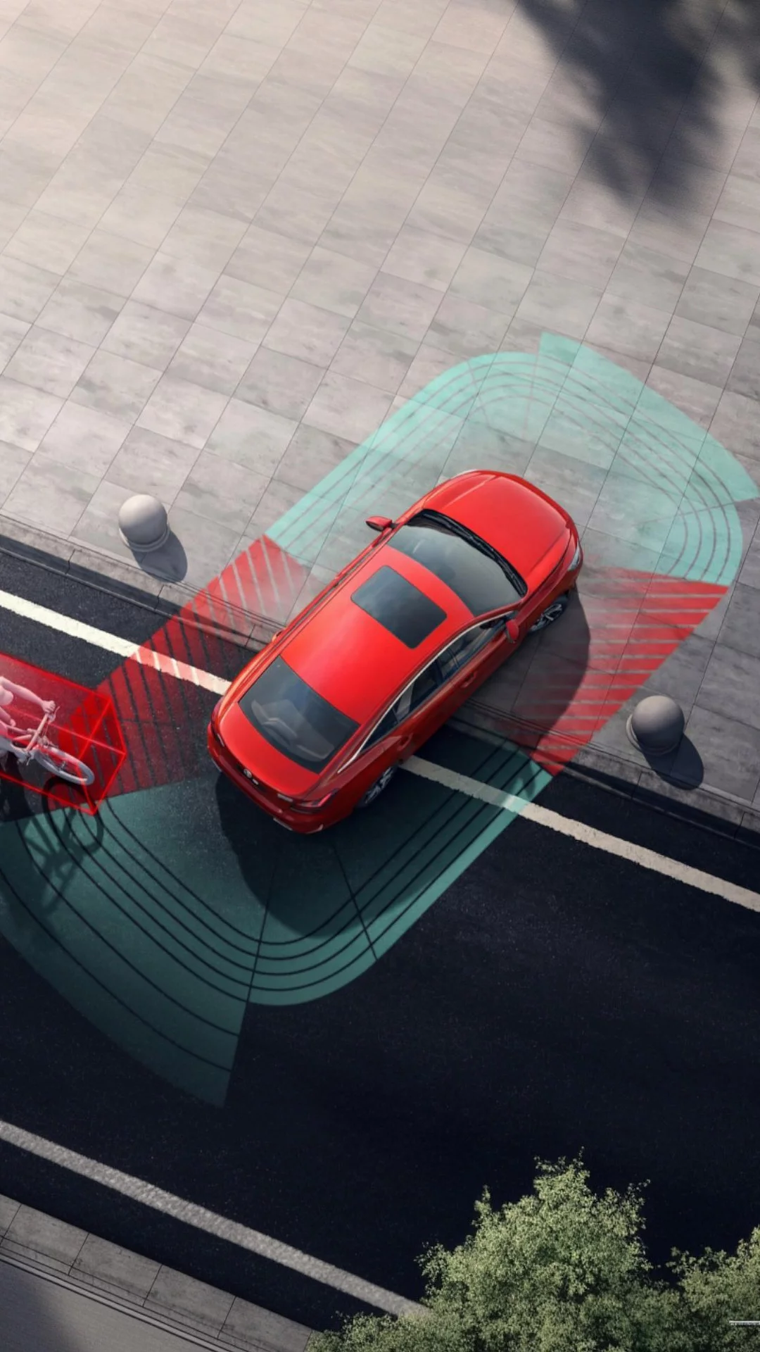 كاميرا رؤية محيطية تدعم المناوَرات منخفضة السرعة