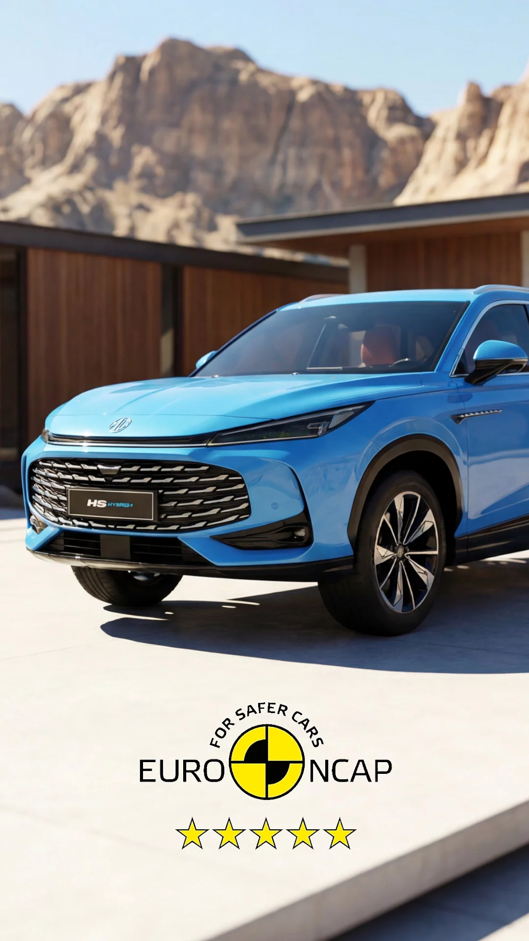 Light Blue MG HS Hybrid+